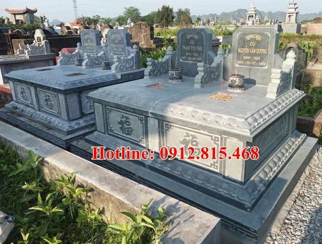 Mộ đá bành đẹp thiết kế hiên đại chất lượng cao - Mộ đá đẹp